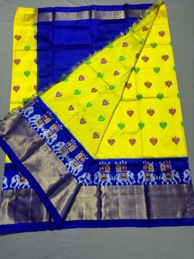 PSSIFSLG5A07SZDC29- Free Size Ikat Silk Lehenga