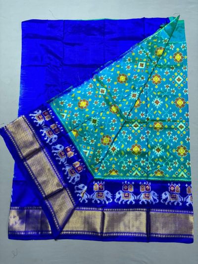 PSSIFSLG5A07SZDC30- Free Size Ikat Silk Lehenga