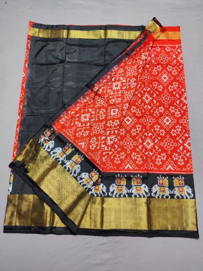 PSSIFSLG5A07SZDC31- Free Size Ikat Silk Lehenga