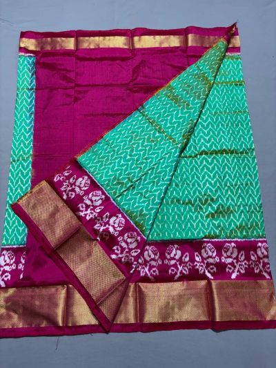 PSSIFSLG5A07SZDC36- Free Size Ikat Silk Lehenga