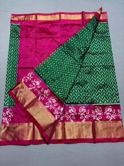 PSSIFSLG5A07SZDC39- Free Size Ikat Silk Lehenga