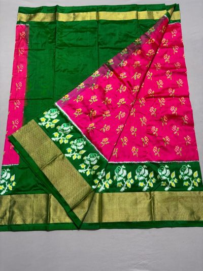 PSSIFSLG5A07SZDC40- Free Size Ikat Silk Lehenga