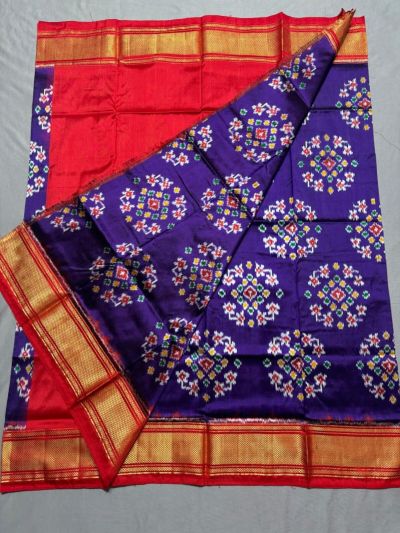 PSSIFSLG5A07SZDC42- Free Size Ikat Silk Lehenga