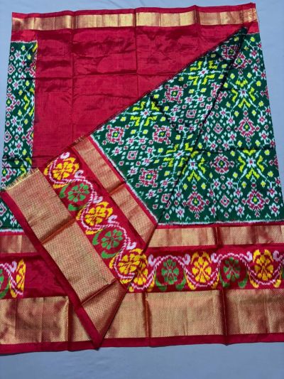 PSSIFSLG5A07SZDC43- Free Size Ikat Silk Lehenga