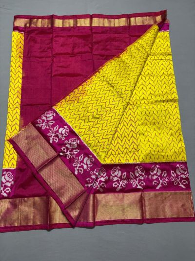 PSSIFSLG5A07SZDC46- Free Size Ikat Silk Lehenga