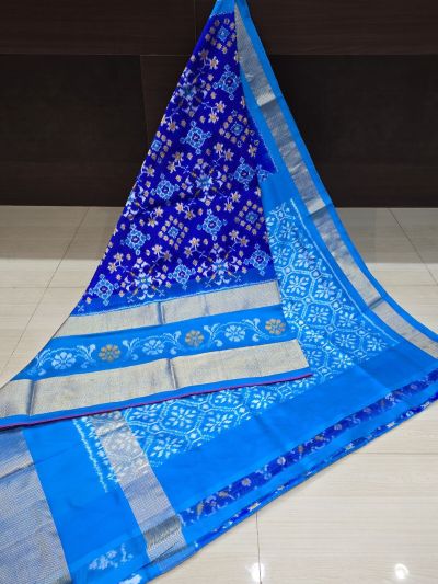 PANHIDSS5A09BNCC02- Ikat silk saree