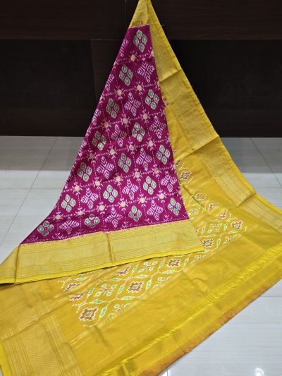 PANHIDSS5A09BNCC07- Ikat silk saree