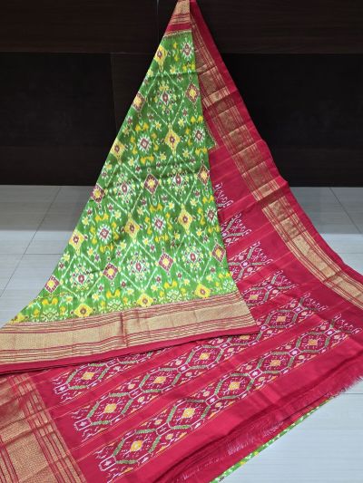 PANHIDSS5A09BNCC09- Ikat silk saree