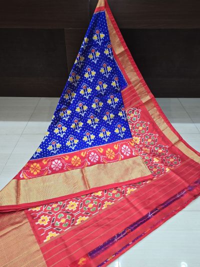 PANHIDSS5A09BNCC10- Ikat silk saree
