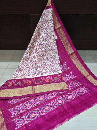 PANHIDSS5A09BNCC13- Ikat silk saree