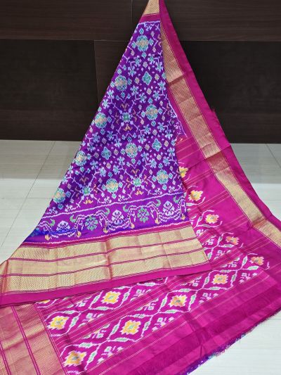 PANHIDSS5A09BNCC18- Ikat silk saree