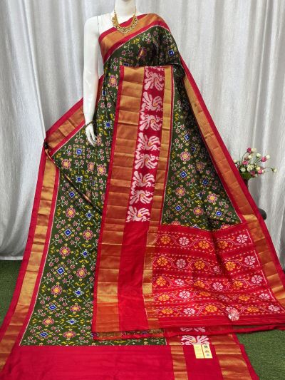 PASKIDSS5A06NCCD05- Ikat silk saree