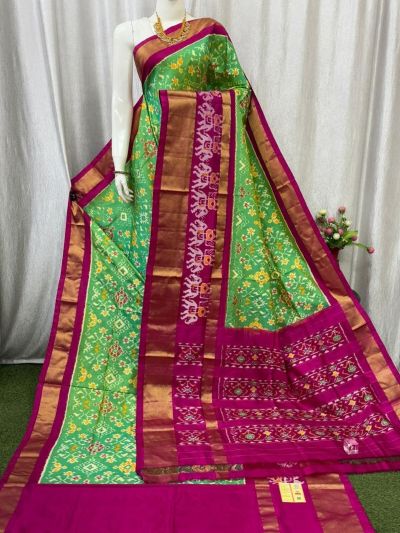 PASKIDSS5A06NCCD20- Ikat silk saree