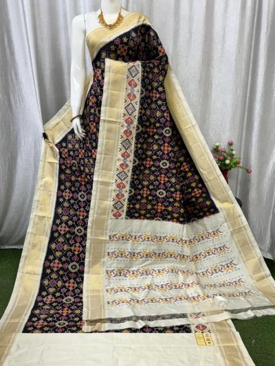 PASKIDSS5A06NCCD21- Ikat silk saree