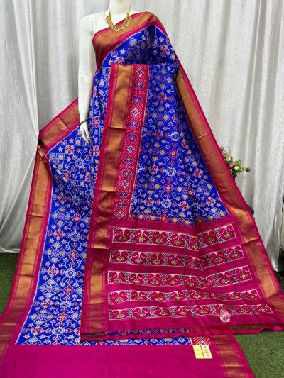 PASKIDSS5A06NCCD23- Ikat silk saree