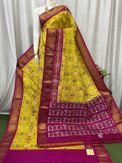 PASKIDSS5A06NCCD26- Ikat silk saree