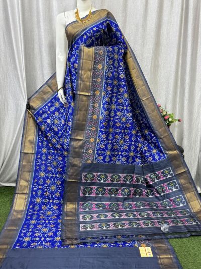 PASKIDSS5A06NCCD27- Ikat silk saree