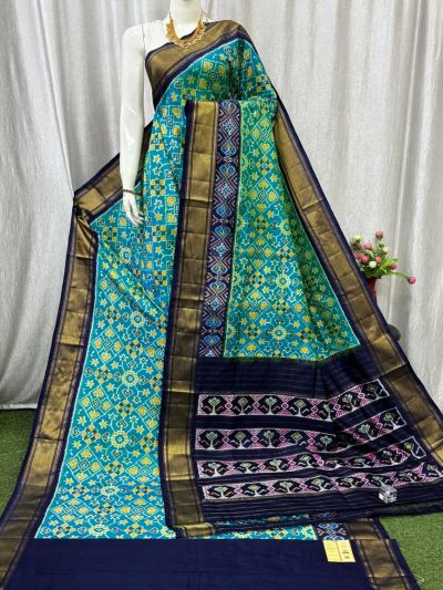 PASKIDSS5A06NCCD31- Ikat silk saree