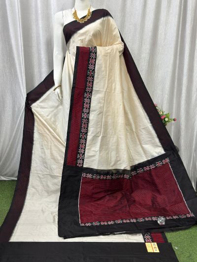 PASKIDSS5A07BBDC01- Ikat silk saree