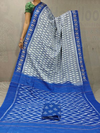 PGMRICTS5A07INDC01- Ikat cotton saree