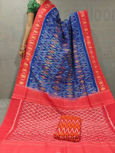 PGMRICTS5A07INDC04- Ikat cotton saree