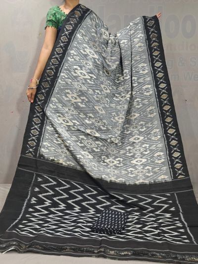 PGMRICTS5A07INDC05- Ikat cotton saree
