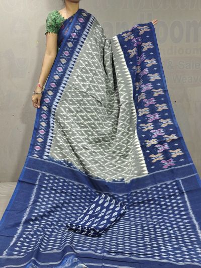 PGMRICTS5A07INDC07- Ikat cotton saree