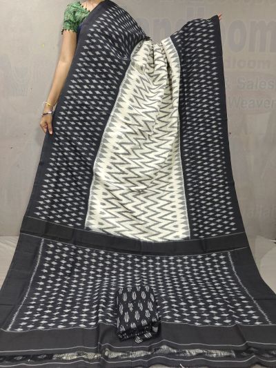 PGMRICTS5A07INDC12- Ikat cotton saree