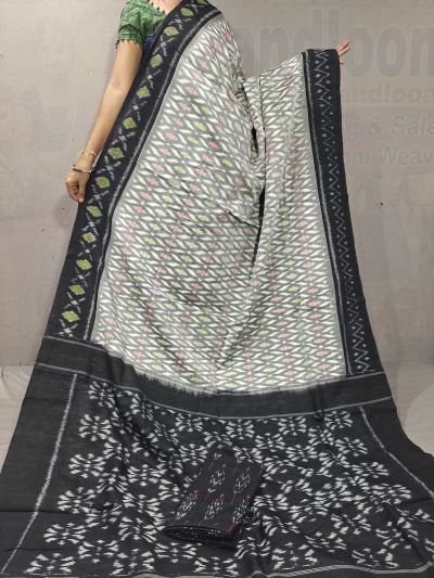 PGMRICTS5A07INDC13- Ikat cotton saree
