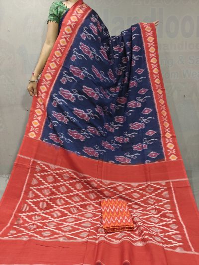 PGMRICTS5A07INDC18- Ikat cotton saree