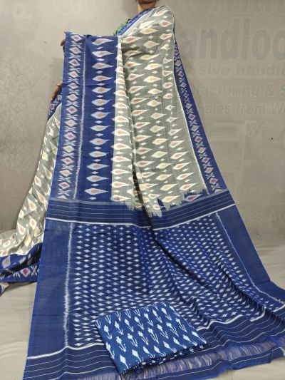 PGMRICTS5A07INDC21- Ikat cotton saree