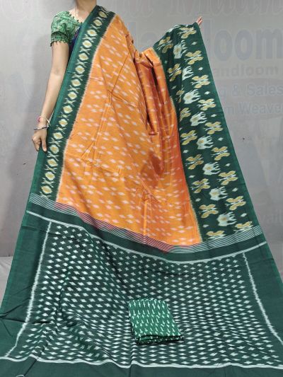 PGMRICTS5A07INDC24- Ikat cotton saree