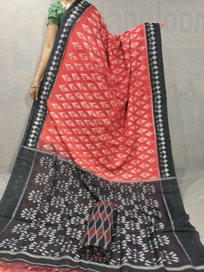 PGMRICTS5A07INDC28- Ikat cotton saree