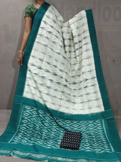 PGMRICTS5A07INDC32- Ikat cotton saree