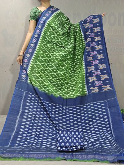 PGMRICTS5A07INDC39- Ikat cotton saree