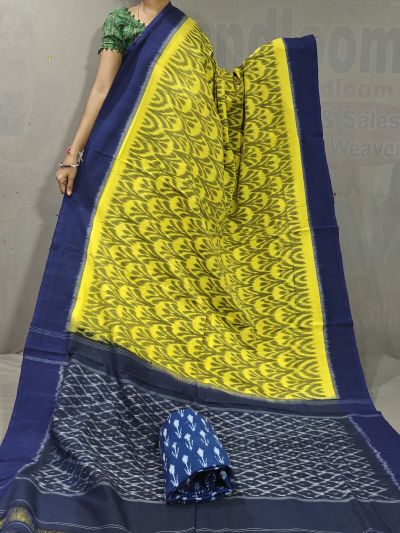 PGMRICTS5A07INDC40- Ikat cotton saree