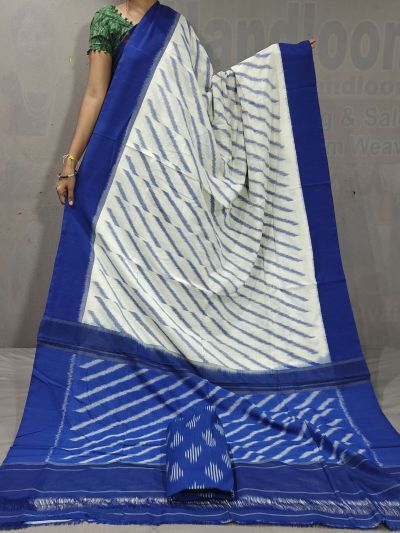 PGMRICTS5A07INDC41- Ikat cotton saree
