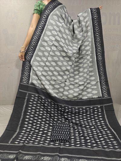 PGMRICTS5A07INDC42- Ikat cotton saree