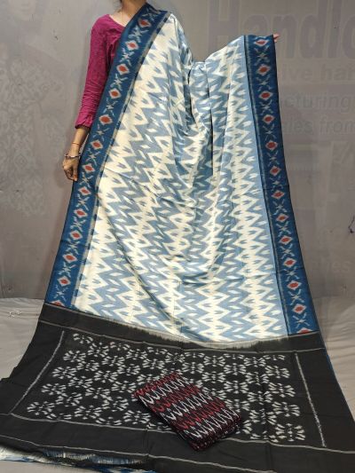 PGMRICTS5A07INDC45- Ikat cotton saree