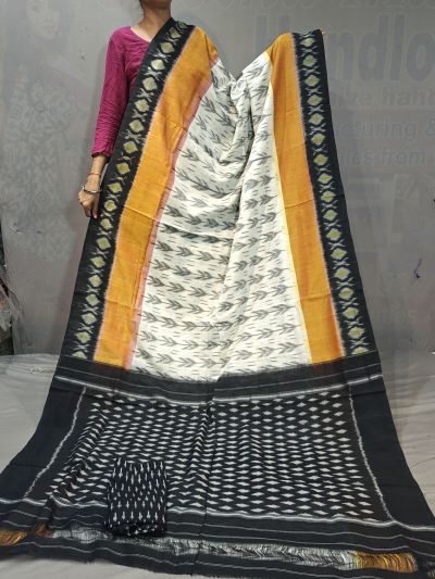PGMRICTS5A07INDC47- Ikat cotton saree