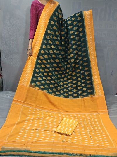 PGMRICTS5A07INDC48- Ikat cotton saree