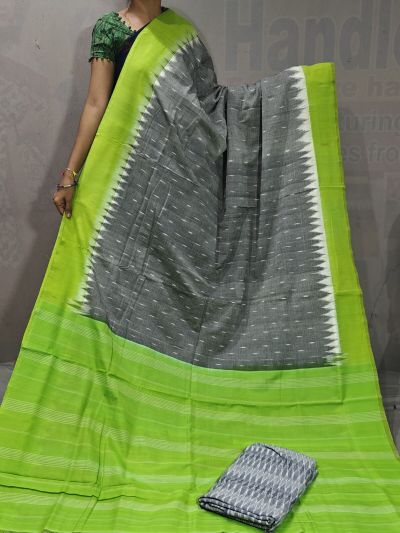 PGMRICTS5A07INDC53- Ikat cotton saree