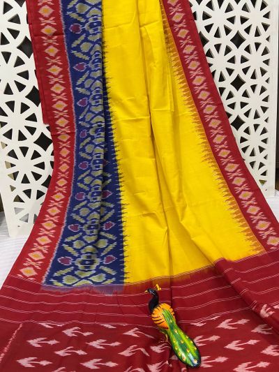 PGMRICTS5A07INDC54- Ikat cotton saree