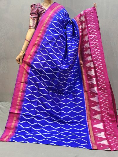 PGMRILWS5A07XECD20- light weight Ikat silk saree