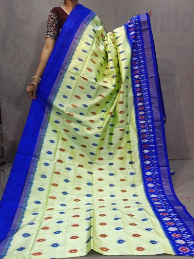 PGMRILWS5A07XECD47- light weight Ikat silk saree