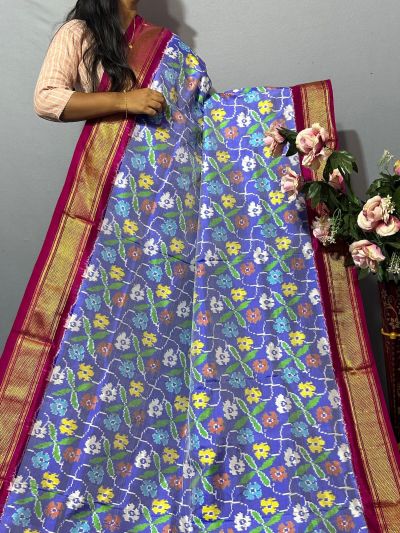 PKISIDSS5A09NDCC06- Ikat silk saree