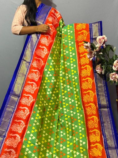 PKISIDSS5A09NDCC08- Ikat silk saree