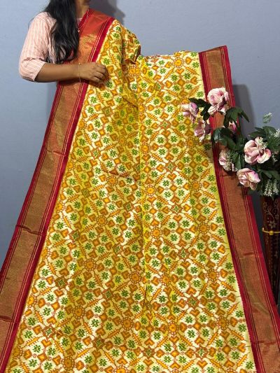 PKISIDSS5A09NDCC10- Ikat silk saree