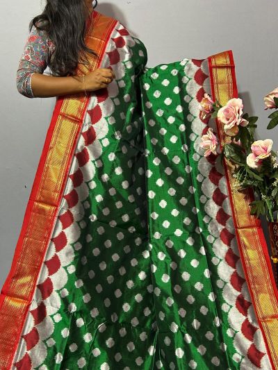 PKISIDSS5A09NDCC12- Ikat silk saree