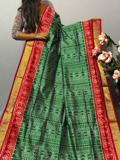 PKISIDSS5A09NDCC15- Ikat silk saree
